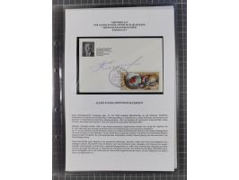 1927/92, AUTOGRAPHEN: Sammlung mit über 70 thematischen Briefen/Karten und Blocks mit insgesamt ca. 130 Unterschriften von Ko