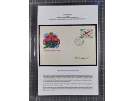 1927/92, AUTOGRAPHEN: Sammlung mit über 70 thematischen Briefen/Karten und Blocks mit insgesamt ca. 130 Unterschriften von Ko