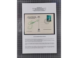 1927/92, AUTOGRAPHEN: Sammlung mit über 70 thematischen Briefen/Karten und Blocks mit insgesamt ca. 130 Unterschriften von Ko