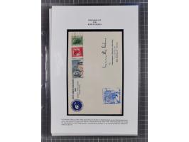 1927/92, AUTOGRAPHEN: Sammlung mit über 70 thematischen Briefen/Karten und Blocks mit insgesamt ca. 130 Unterschriften von Ko