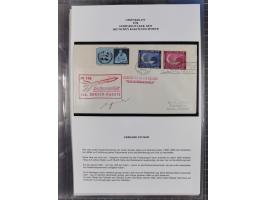 1927/92, AUTOGRAPHEN: Sammlung mit über 70 thematischen Briefen/Karten und Blocks mit insgesamt ca. 130 Unterschriften von Ko