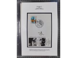 1927/92, AUTOGRAPHEN: Sammlung mit über 70 thematischen Briefen/Karten und Blocks mit insgesamt ca. 130 Unterschriften von Ko