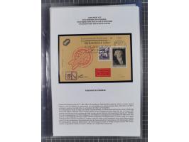 1927/92, AUTOGRAPHEN: Sammlung mit über 70 thematischen Briefen/Karten und Blocks mit insgesamt ca. 130 Unterschriften von Ko