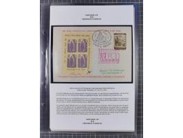 1927/92, AUTOGRAPHEN: Sammlung mit über 70 thematischen Briefen/Karten und Blocks mit insgesamt ca. 130 Unterschriften von Ko