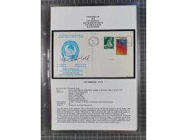 1927/92, AUTOGRAPHEN: Sammlung mit über 70 thematischen Briefen/Karten und Blocks mit insgesamt ca. 130 Unterschriften von Ko