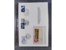 1927/92, AUTOGRAPHEN: Sammlung mit über 70 thematischen Briefen/Karten und Blocks mit insgesamt ca. 130 Unterschriften von Ko