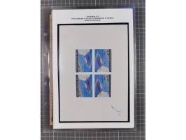 1927/92, AUTOGRAPHEN: Sammlung mit über 70 thematischen Briefen/Karten und Blocks mit insgesamt ca. 130 Unterschriften von Ko