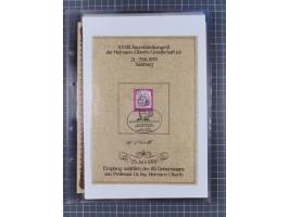 1927/92, AUTOGRAPHEN: Sammlung mit über 70 thematischen Briefen/Karten und Blocks mit insgesamt ca. 130 Unterschriften von Ko