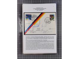 1927/92, AUTOGRAPHEN: Sammlung mit über 70 thematischen Briefen/Karten und Blocks mit insgesamt ca. 130 Unterschriften von Ko