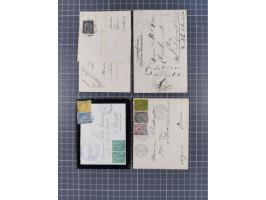 1856/1940 (ca.), over 120 covers and cards, strength before the 1930s with many multiple and mixed frankings, usages and dest