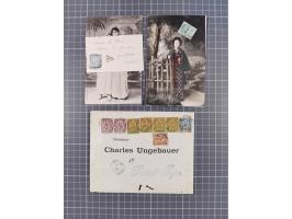 1856/1940 (ca.), over 120 covers and cards, strength before the 1930s with many multiple and mixed frankings, usages and dest