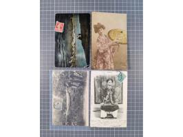 1856/1940 (ca.), over 120 covers and cards, strength before the 1930s with many multiple and mixed frankings, usages and dest