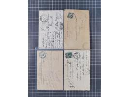 1856/1940 (ca.), over 120 covers and cards, strength before the 1930s with many multiple and mixed frankings, usages and dest