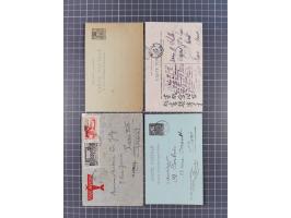 1856/1940 (ca.), over 120 covers and cards, strength before the 1930s with many multiple and mixed frankings, usages and dest