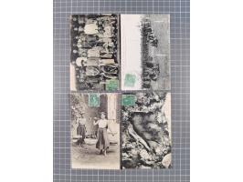 1856/1940 (ca.), over 120 covers and cards, strength before the 1930s with many multiple and mixed frankings, usages and dest