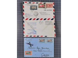 1856/1940 (ca.), over 120 covers and cards, strength before the 1930s with many multiple and mixed frankings, usages and dest