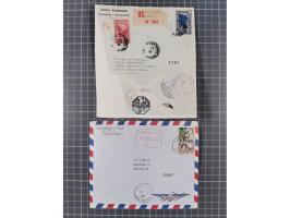 1856/1940 (ca.), over 120 covers and cards, strength before the 1930s with many multiple and mixed frankings, usages and dest