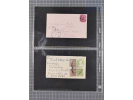 1849/2022 (ca.), large accumulation of hundreds of covers and cards, ecclectic in the making and with strength before the 194