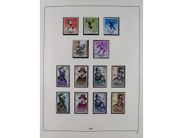 1850/1980, in the beginning mostly used and unused, from 1961-80 apparently complete mint never hinged collection, starting f