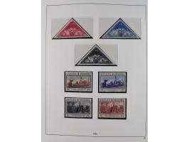 1850/1980, in the beginning mostly used and unused, from 1961-80 apparently complete mint never hinged collection, starting f