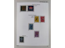 1912/1988, anfangs meist gestempelte/ungebrauchte, ab 1965-88 in den Hauptnummern augenscheinlich komplette postfrische Samml