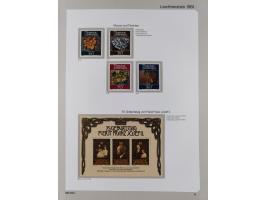 1912/1988, anfangs meist gestempelte/ungebrauchte, ab 1965-88 in den Hauptnummern augenscheinlich komplette postfrische Samml