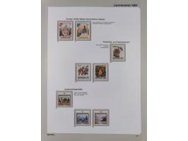 1912/1988, anfangs meist gestempelte/ungebrauchte, ab 1965-88 in den Hauptnummern augenscheinlich komplette postfrische Samml