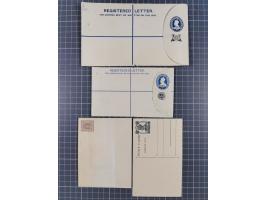 1880/1970 (ca.), about 140 mostly unused postal stationery items including some states with Registered envelopes of Chamba, G