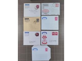 1950/80 (ca.), about 650 air letters and aerogrammes, mostly unused overseas with Near and Far East, Portuguese Colonies, etc