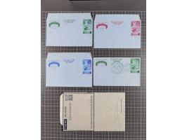 1950/80 (ca.), about 650 air letters and aerogrammes, mostly unused overseas with Near and Far East, Portuguese Colonies, etc