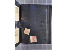 1879/1918, Ganzsachensammlung im Album mit Antwortkarten und Kartenbriefen, insgesamt über 60 Stück. Doppelzensurkarte nach K