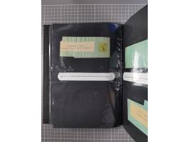 1888/1915, Ganzsachensammlung im Album in beiden Erhaltungen, meist verschiedene mit Antwortkarten, Streifbändern, Umschlägen