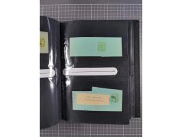 1888/1915, Ganzsachensammlung im Album in beiden Erhaltungen, meist verschiedene mit Antwortkarten, Streifbändern, Umschlägen