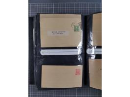 1888/1915, Ganzsachensammlung im Album in beiden Erhaltungen, meist verschiedene mit Antwortkarten, Streifbändern, Umschlägen