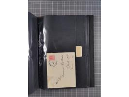 1888/1915, Ganzsachensammlung im Album in beiden Erhaltungen, meist verschiedene mit Antwortkarten, Streifbändern, Umschlägen