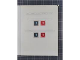 1874/1910, Sammlung auf selbstgestalteten Blättern mit sehr spezialisiertem Teil Erstausgaben 1-7 nach Auflagen und Zähnungen