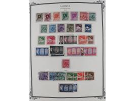 1924/57, Collection on Scott album leaves mint and used starting overprinted issues 1924, largely complete with good part pos