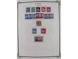 1924/57, Collection on Scott album leaves mint and used starting overprinted issues 1924, largely complete with good part pos