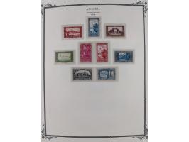 1924/57, Collection on Scott album leaves mint and used starting overprinted issues 1924, largely complete with good part pos