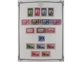 1924/57, Collection on Scott album leaves mint and used starting overprinted issues 1924, largely complete with good part pos