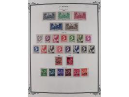 1924/57, Collection on Scott album leaves mint and used starting overprinted issues 1924, largely complete with good part pos