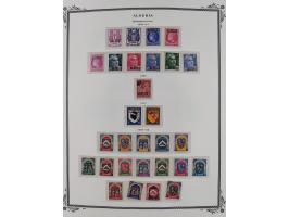 1924/57, Collection on Scott album leaves mint and used starting overprinted issues 1924, largely complete with good part pos