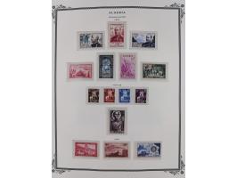 1924/57, Collection on Scott album leaves mint and used starting overprinted issues 1924, largely complete with good part pos