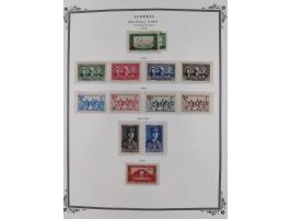 1924/57, Collection on Scott album leaves mint and used starting overprinted issues 1924, largely complete with good part pos