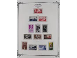 1924/57, Collection on Scott album leaves mint and used starting overprinted issues 1924, largely complete with good part pos