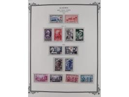 1924/57, Collection on Scott album leaves mint and used starting overprinted issues 1924, largely complete with good part pos