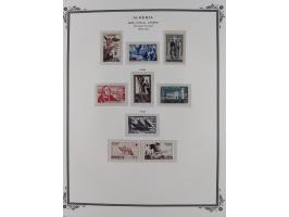 1924/57, Collection on Scott album leaves mint and used starting overprinted issues 1924, largely complete with good part pos