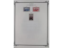 1924/57, Collection on Scott album leaves mint and used starting overprinted issues 1924, largely complete with good part pos