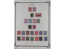 1924/57, Collection on Scott album leaves mint and used starting overprinted issues 1924, largely complete with good part pos