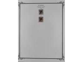 1924/57, Collection on Scott album leaves mint and used starting overprinted issues 1924, largely complete with good part pos